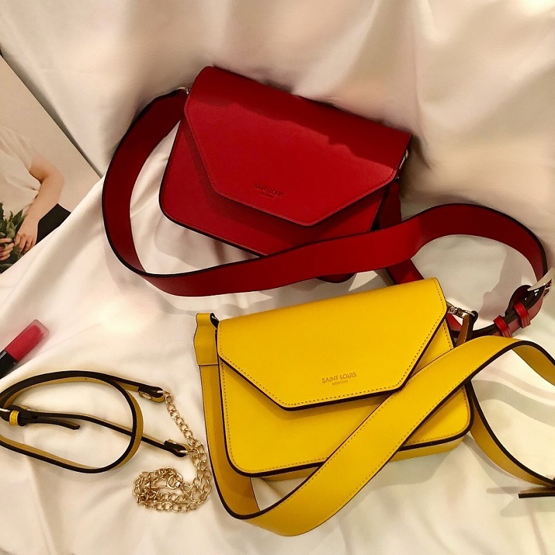 韓國Mjade授權 俐落時尚掀蓋磁釦方形包