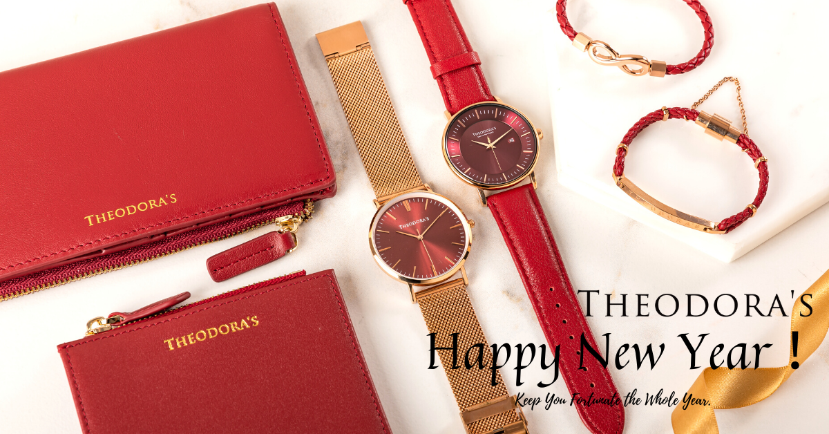 Theodora's, watches, 新年, 流行, 手錶, 熱門, 紅色
