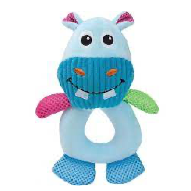 Pawise⎜藍色河馬狗咬玩具 （No.15031)