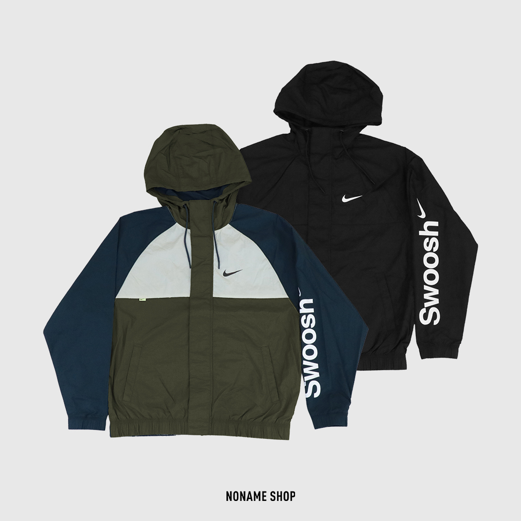 NIKE ALPHABET LOGO JACKET  連帽 防風 風衣外套 兩色 (男款)
