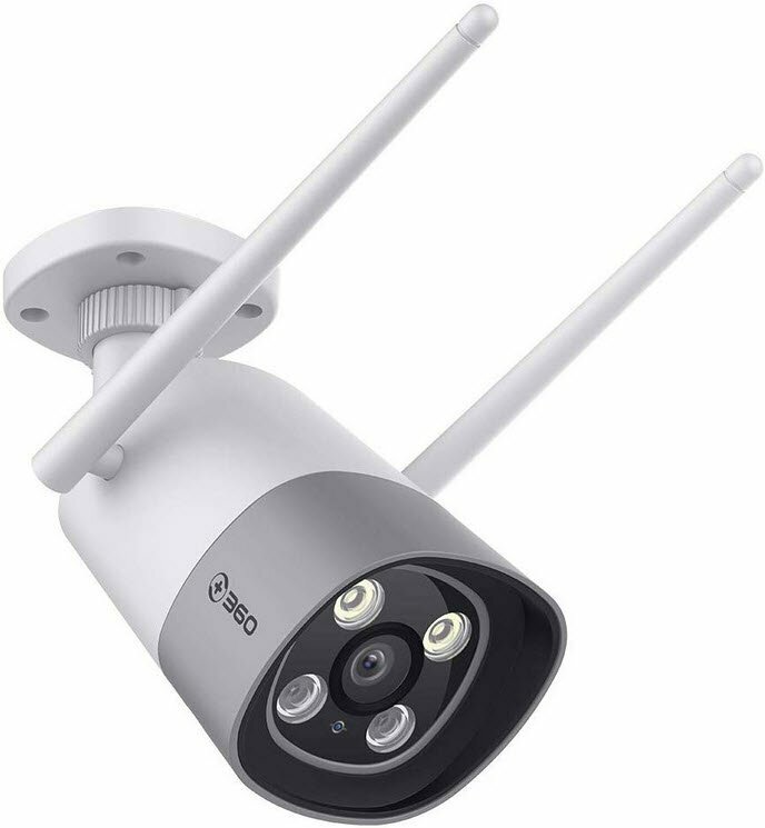 360 - D801 1920 x 1080 FuHD 超高解析度 戶外型防水防暴攝影機 IP CAM (香港行貨 1年保養)