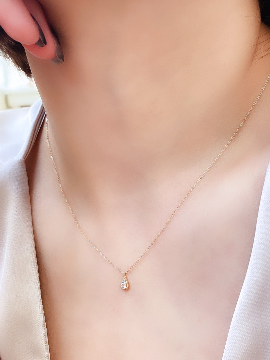 流滴鑽墜項鍊