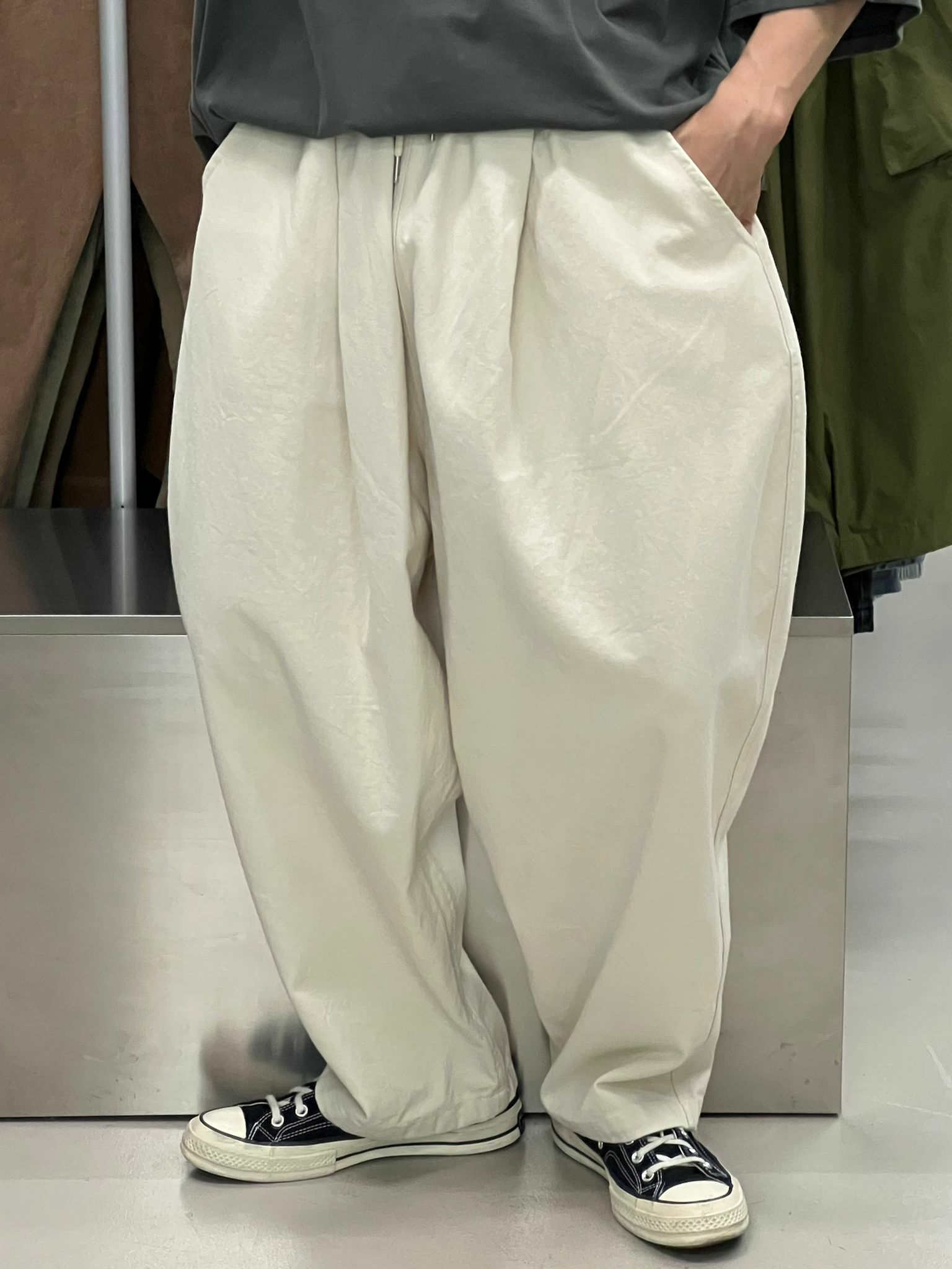 淨色鬆身褲 P2066