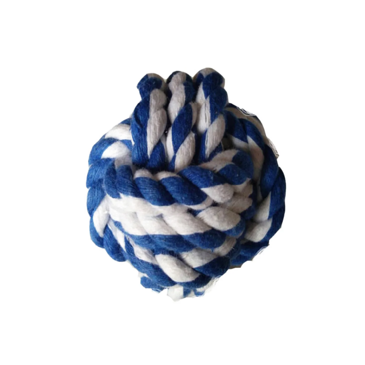 Pawise⎜麻繩波波 6cm (紅白色/藍白色)（No.14745)