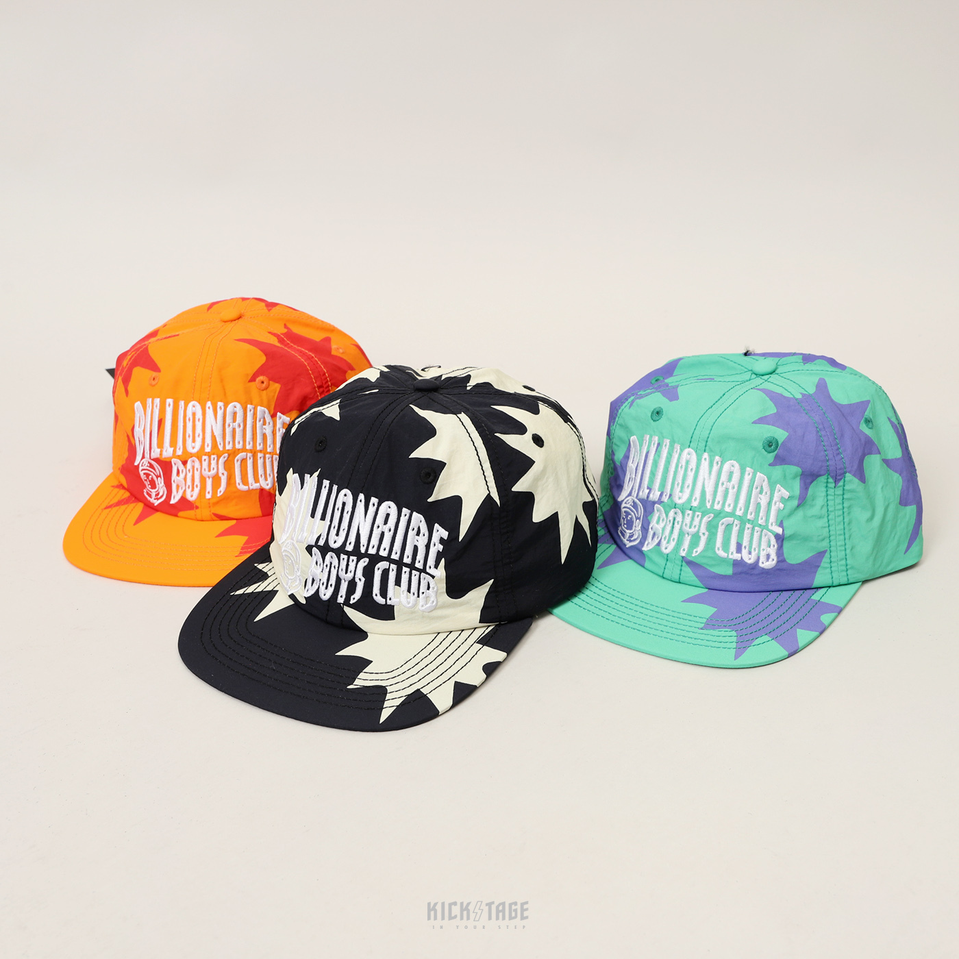 **特價7折**BILLIONAIRE BOYS CLUB Supernova Snapback Hat 黑色 橘色 綠色 太空人 刺繡 尼龍 平沿帽 棒球帽【821-4801】