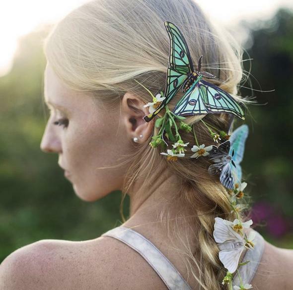 Jade Spanish Moon Moth Set 玉