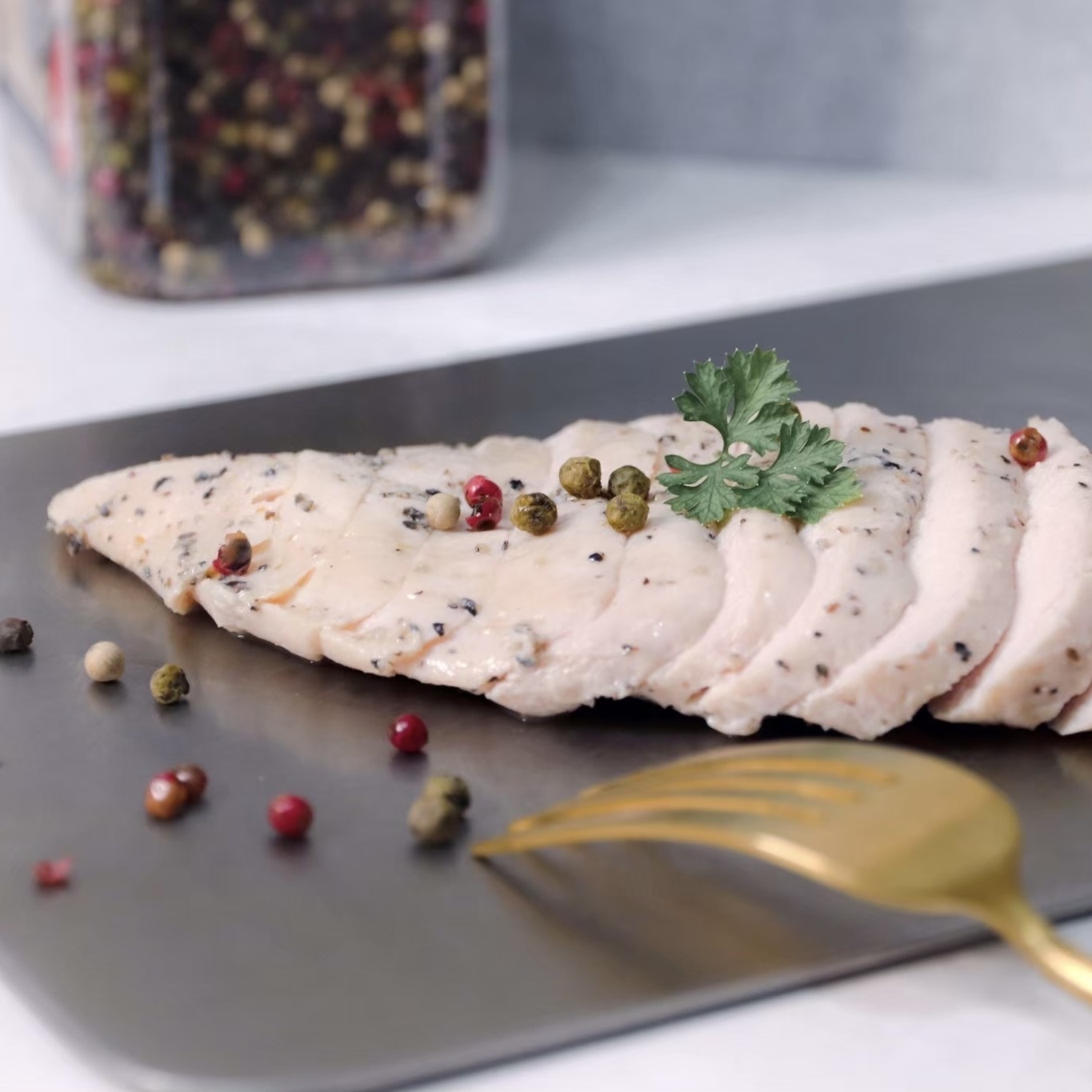 【舒肥嫩汁雞胸肉】柚香黑胡椒