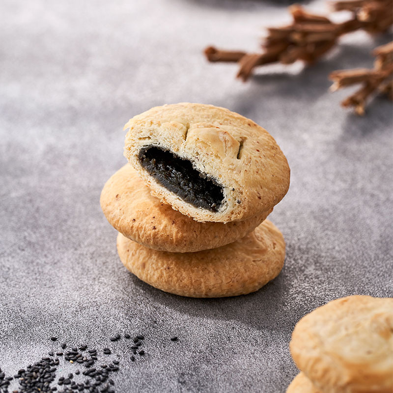 【裕珍馨】迷你養生酥餅-黑芝麻5入(盒)