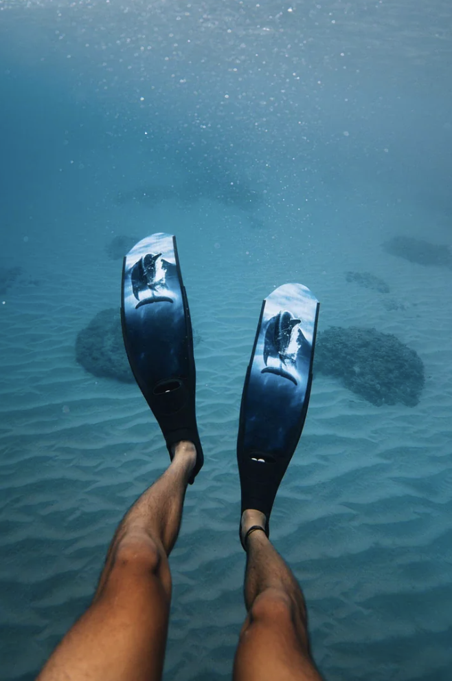 ▲DiveR 全碳纖維長蛙板-乘風破浪