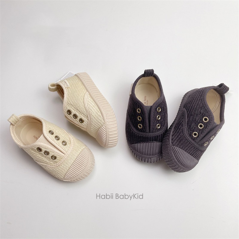 日本小寶燈芯絨懶人鞋 / 2色