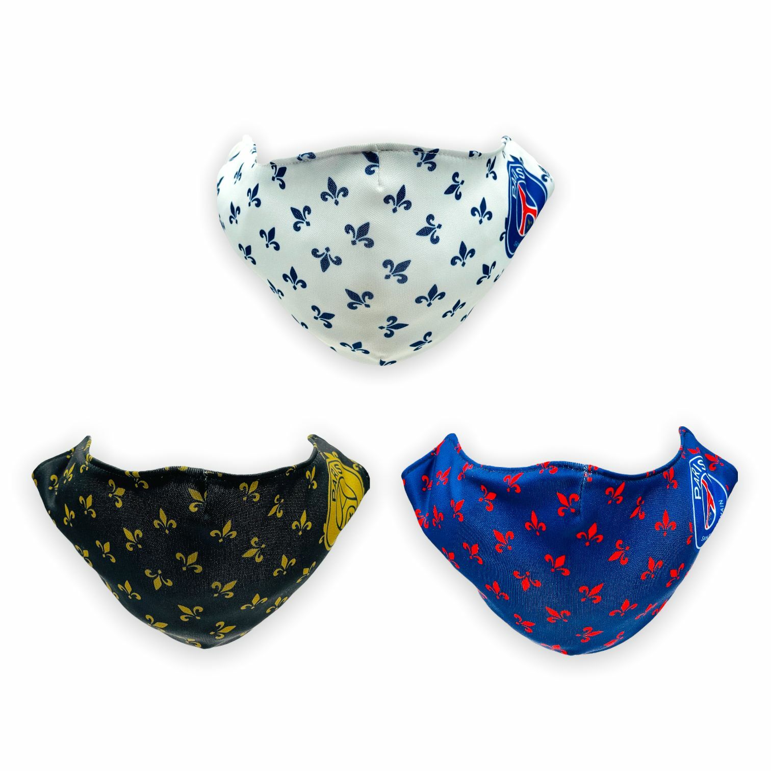 巴黎聖日耳門3色口罩(一套3個)