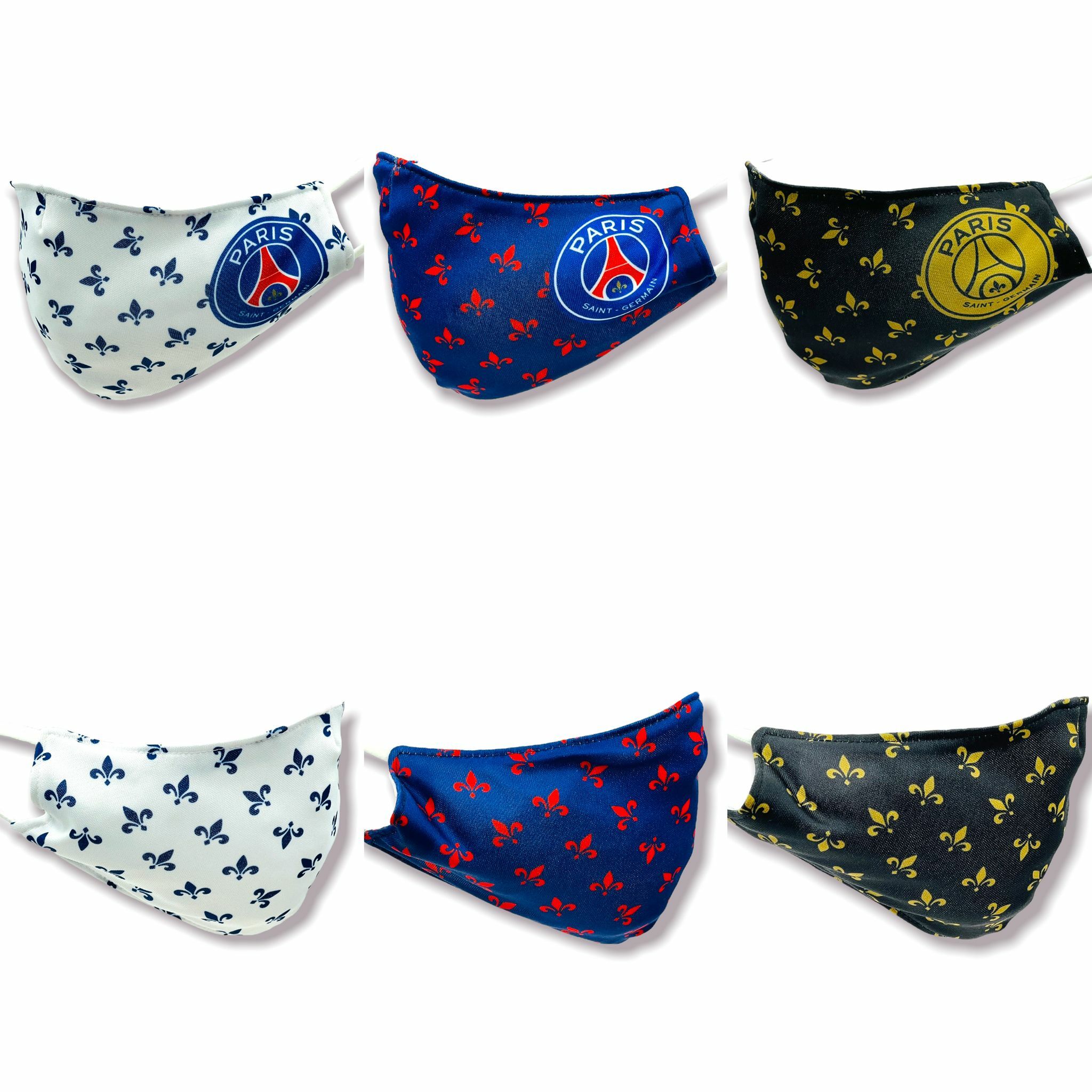 巴黎聖日耳門3色口罩(一套3個)