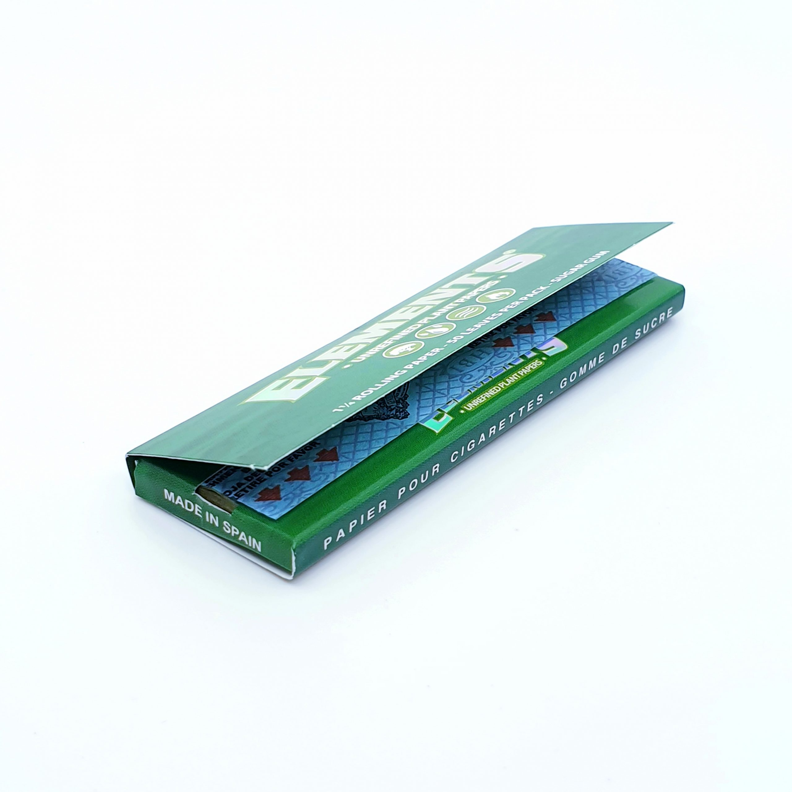 🇪🇸 Elements -（70mm/79mm）Green Rolling Paper 捲煙紙