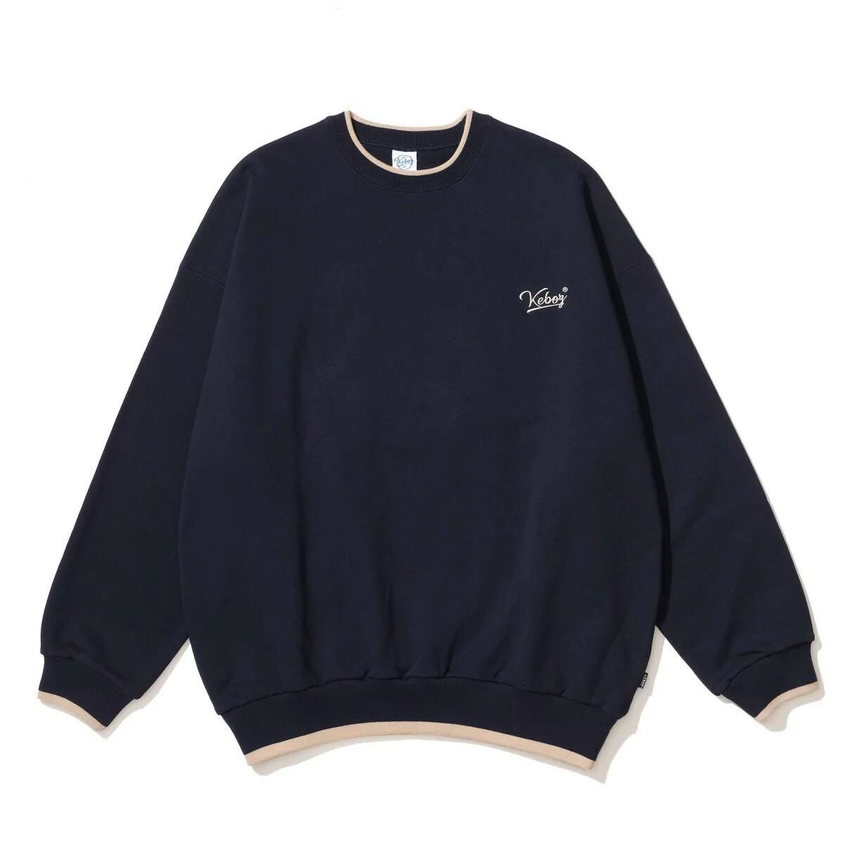 KEBOZ - CORDUROY BB LOGO SWEAT CREWNECK