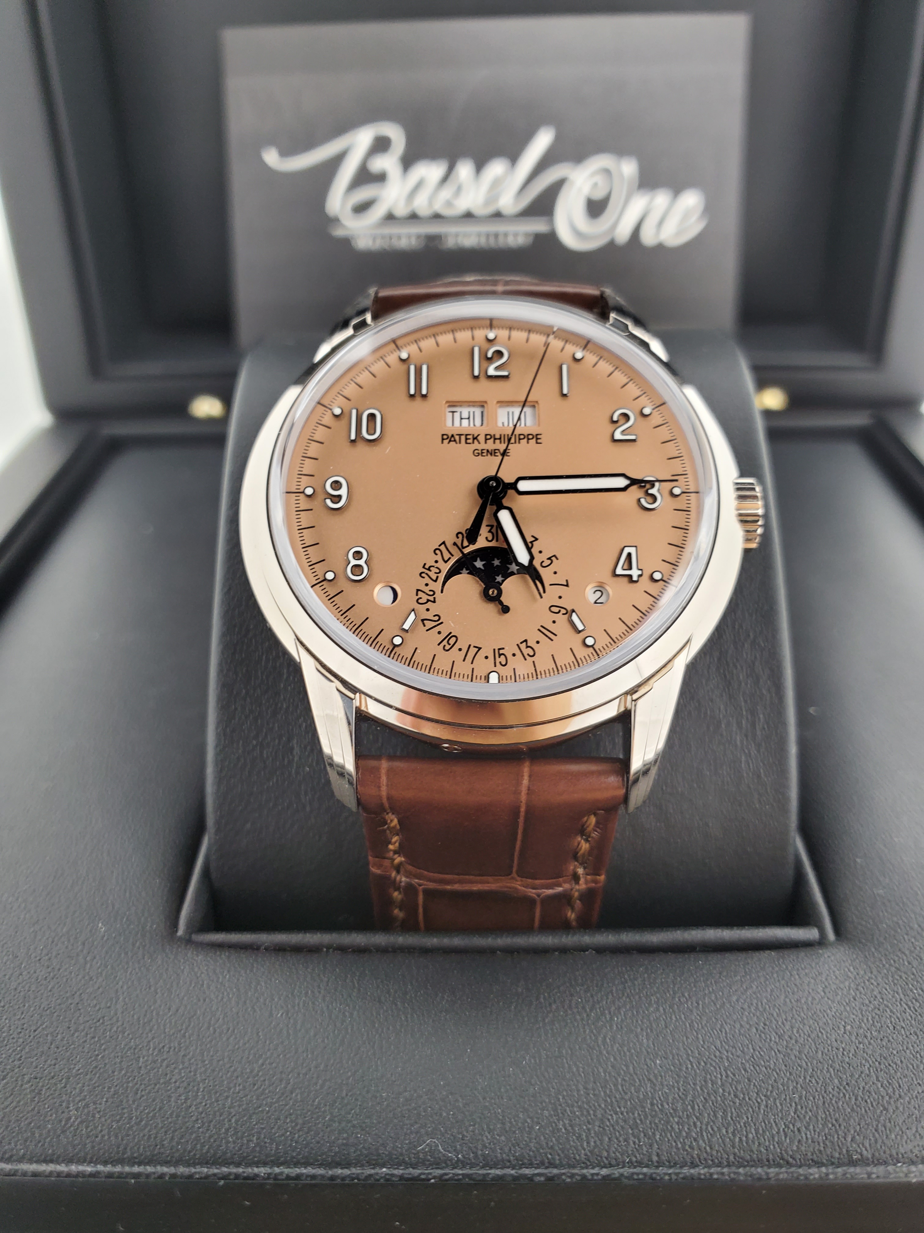 BRAND NEW 5320G-011 5320 PATEK GRAND COMPLICATION ROSE GOLD DIAL WHITE GOLD 40MM ALLIGATOR STRAP