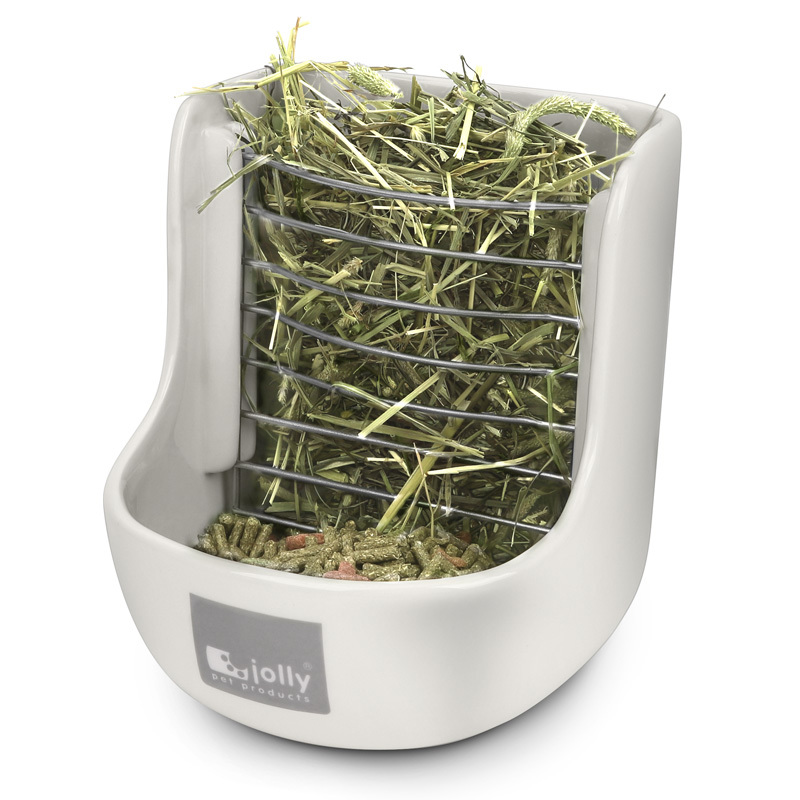 Jolly 2 in 1 陶瓷草架及食物盆
