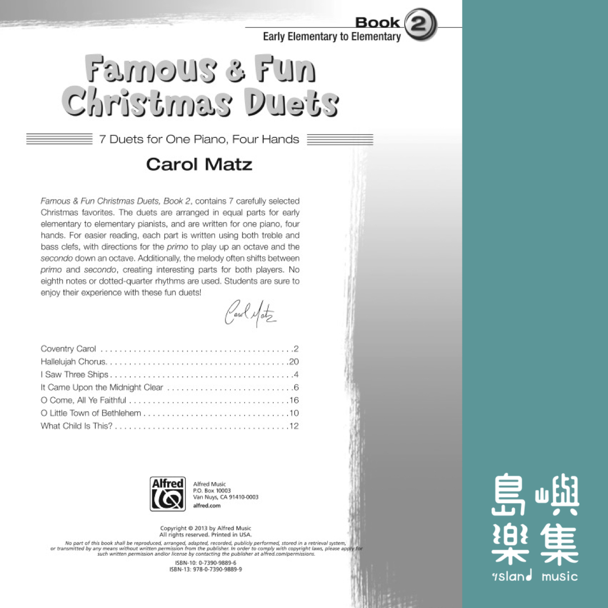 Famous & Fun Christmas Duets, Book 2