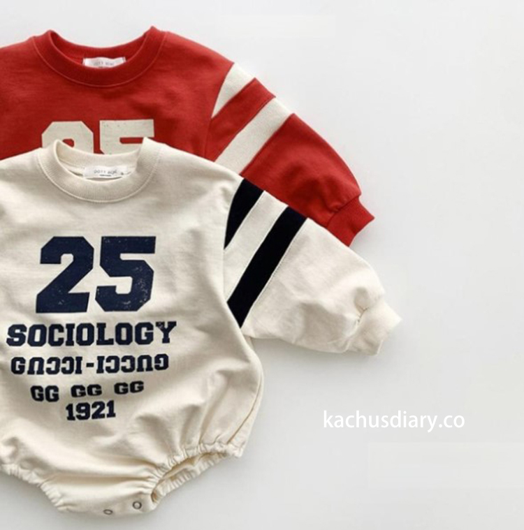 solid color letters bodysuit