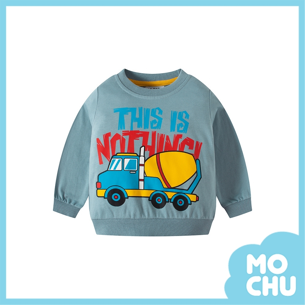 字母水泥車圓領衛衣(兩色)