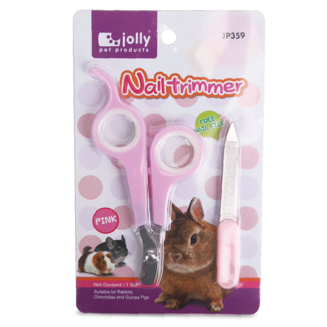Jolly 輕巧指甲剪 - 粉红色
