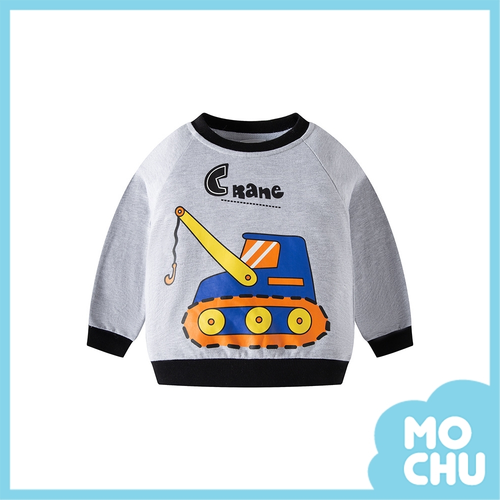 拼色起重機圓領衛衣(兩色)