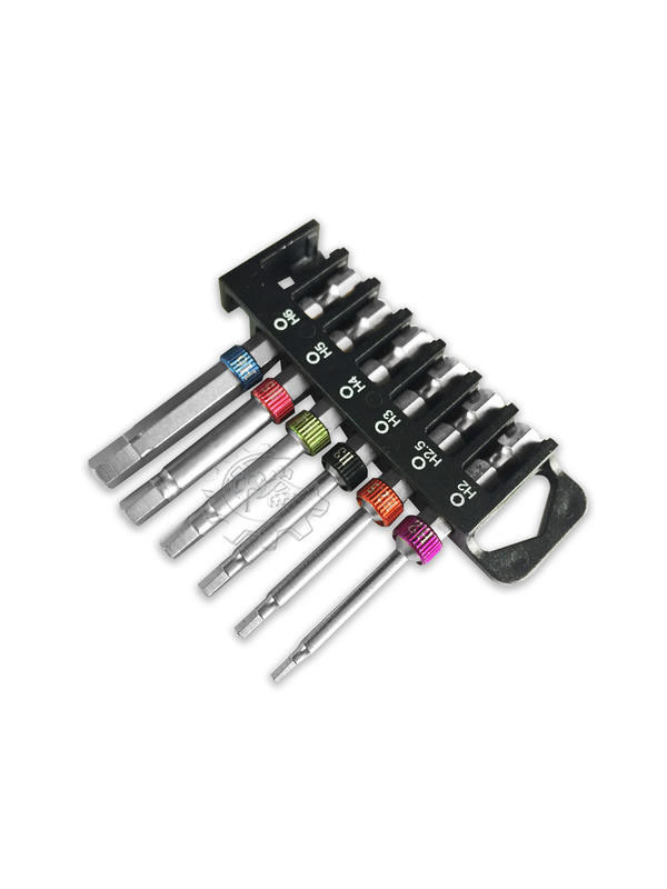 ＊中崙五金【附發票】蟹王牌 CRAB KING 迷你六角起子組 電動起子頭 6PCS TCH-665