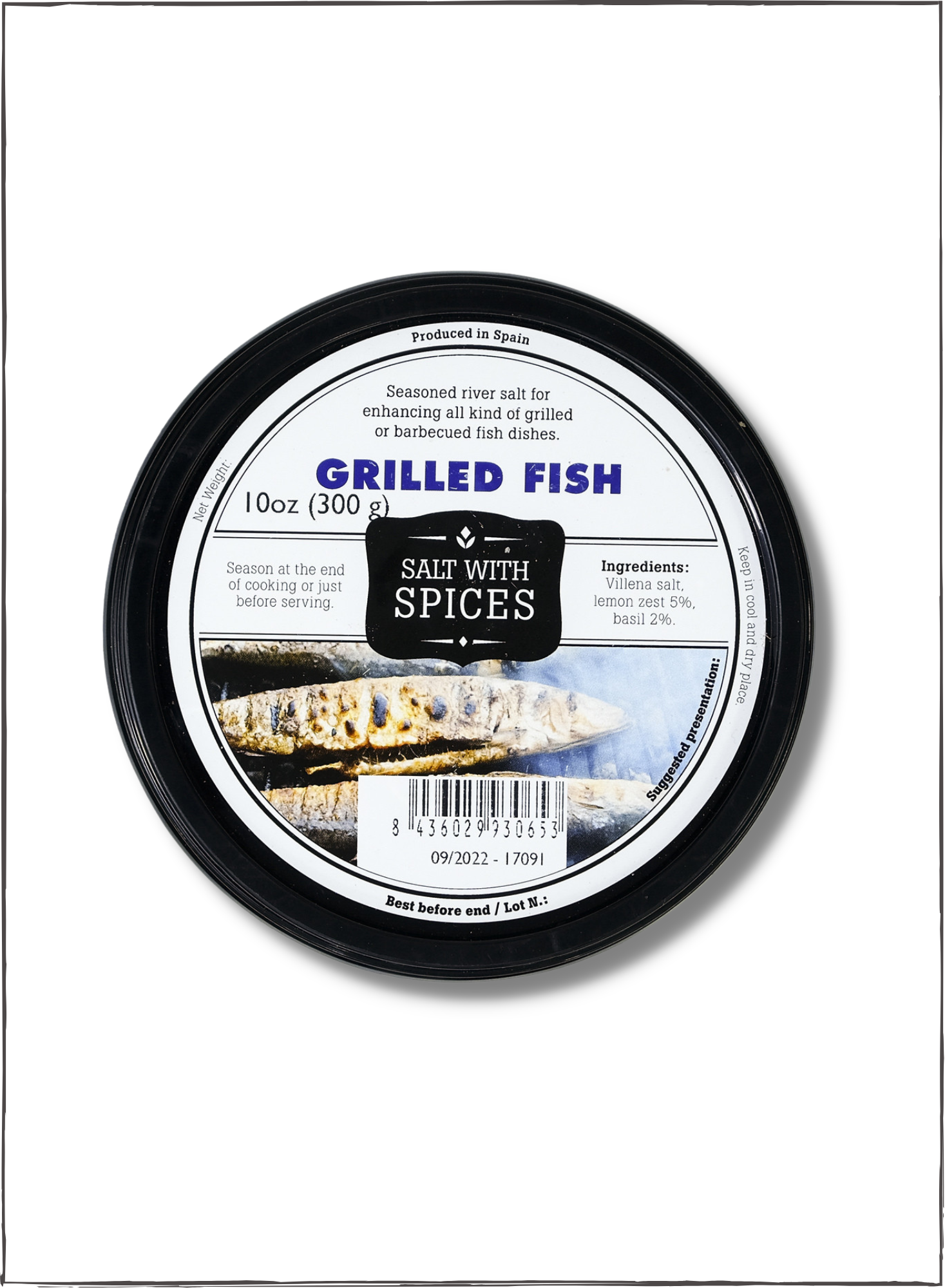 西班牙Fossil River 海鹽 - 烤魚 Spain Fossil River Salt Grilled Fish  300克/盒