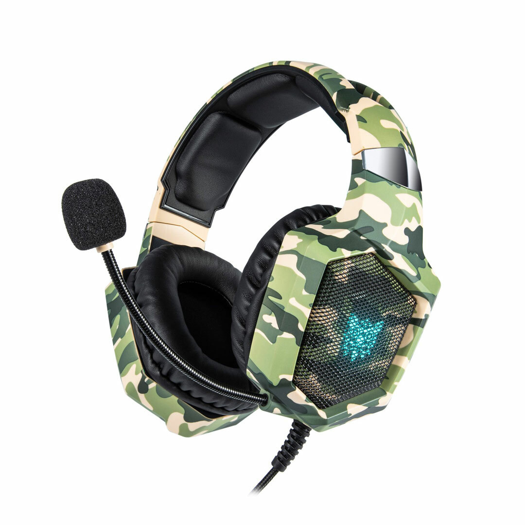 ONIKUMA [K8] 電競級 (RGB變色) 耳機麥克風 3.5mm單插/雙插同時兼容遊戲耳機