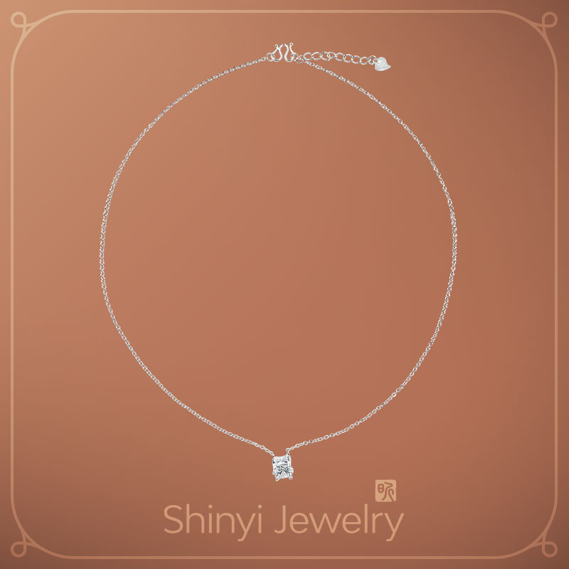 贏賺鋯石足銀套錬