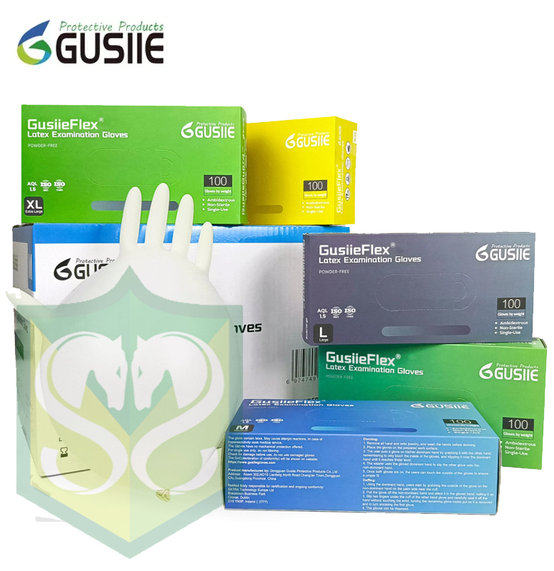 Gusiie® Latex Examination Gloves
