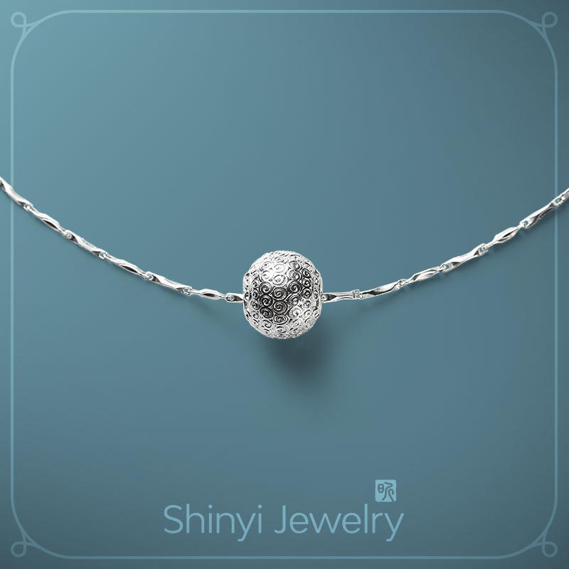 如意轉運珠足銀鍊