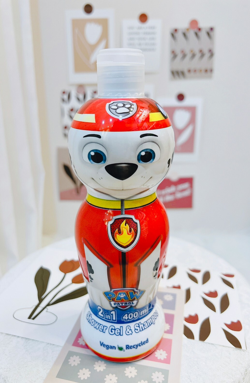 卡通造型萌Q收藏版 2合1沐浴洗髮精 400ml