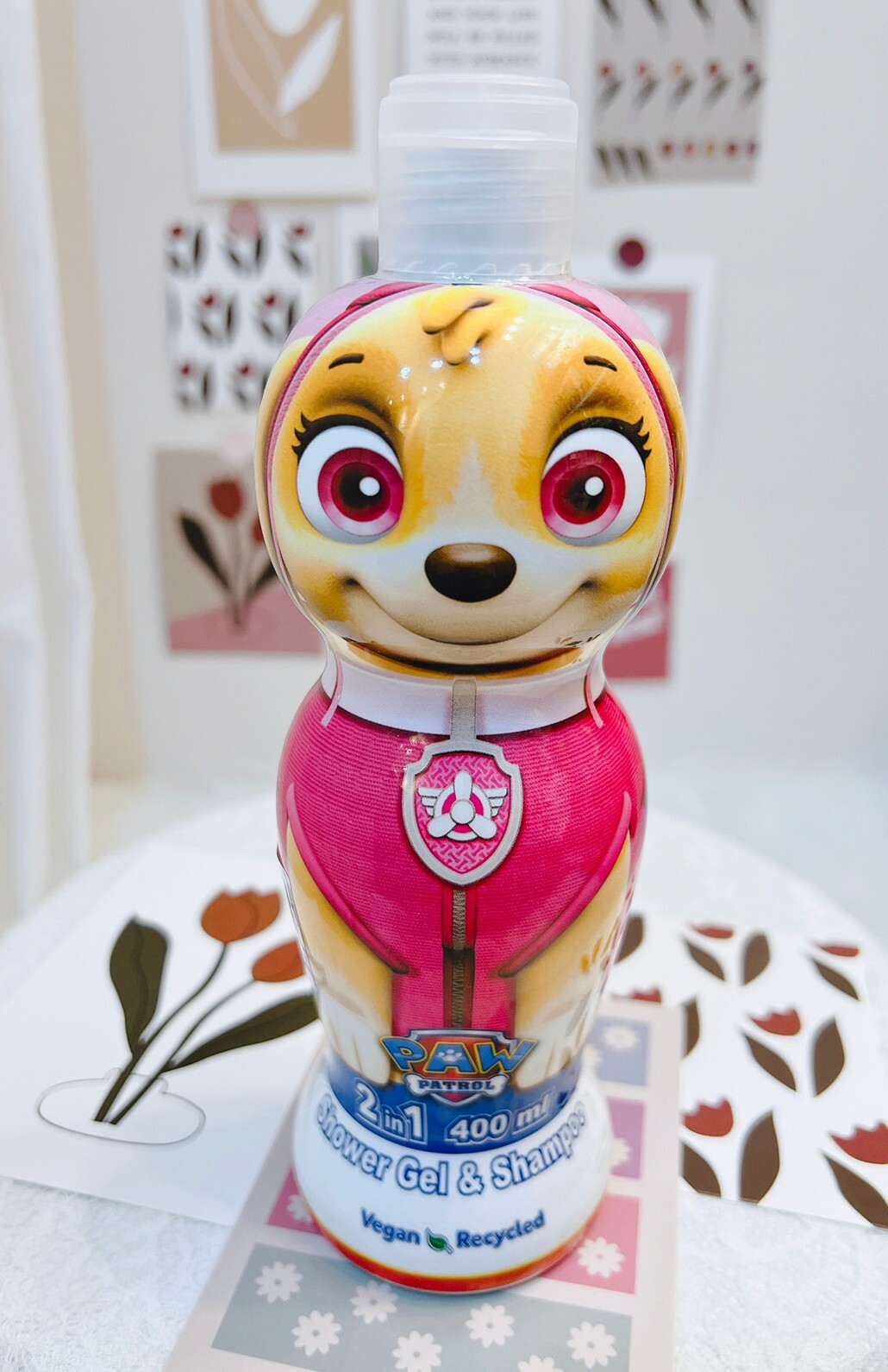 卡通造型萌Q收藏版 2合1沐浴洗髮精 400ml