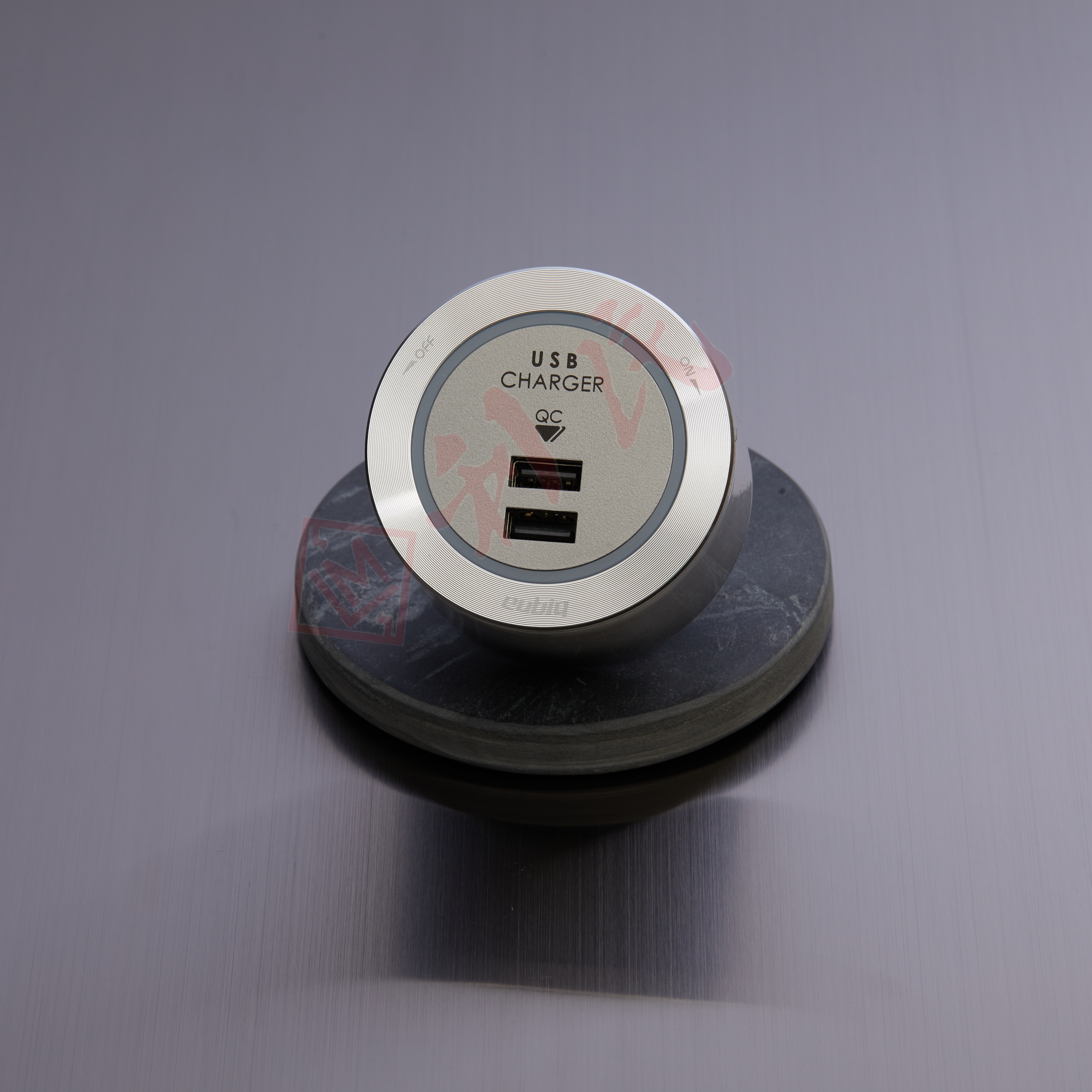 Eubiq – USB雙位適配器 USB3.4 (黑色/銀色)