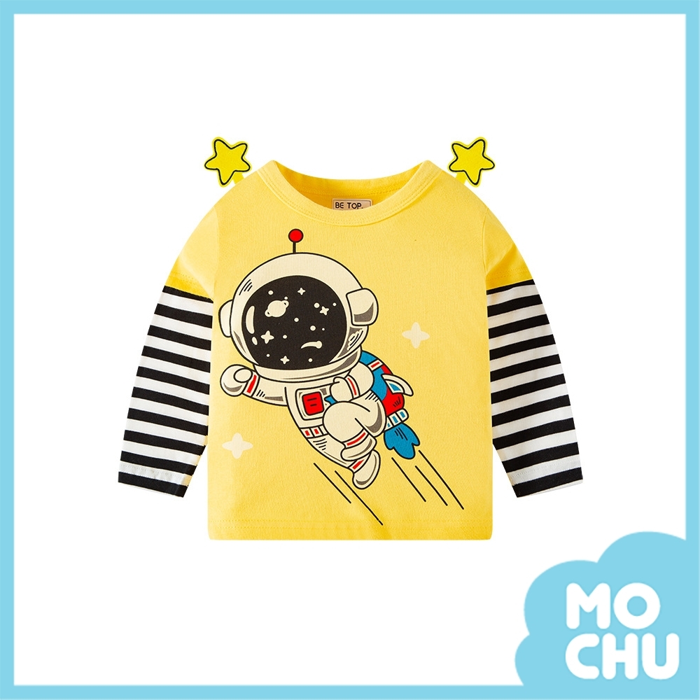 遨遊太空拼色長袖上衣(四色)