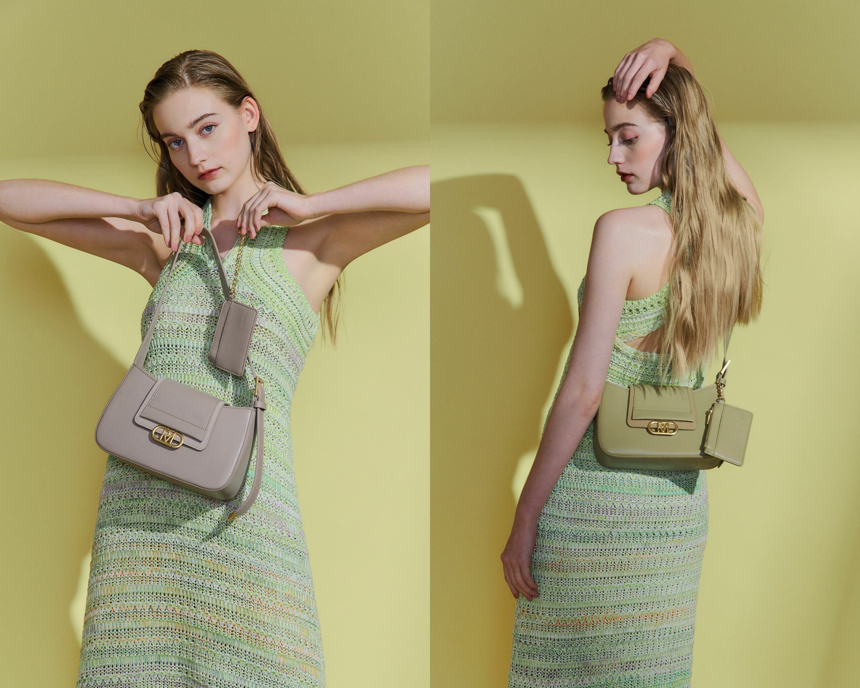 艾拉假期間背包的泥棕色款，以經典大地色彩融入些許霧感氛圍。