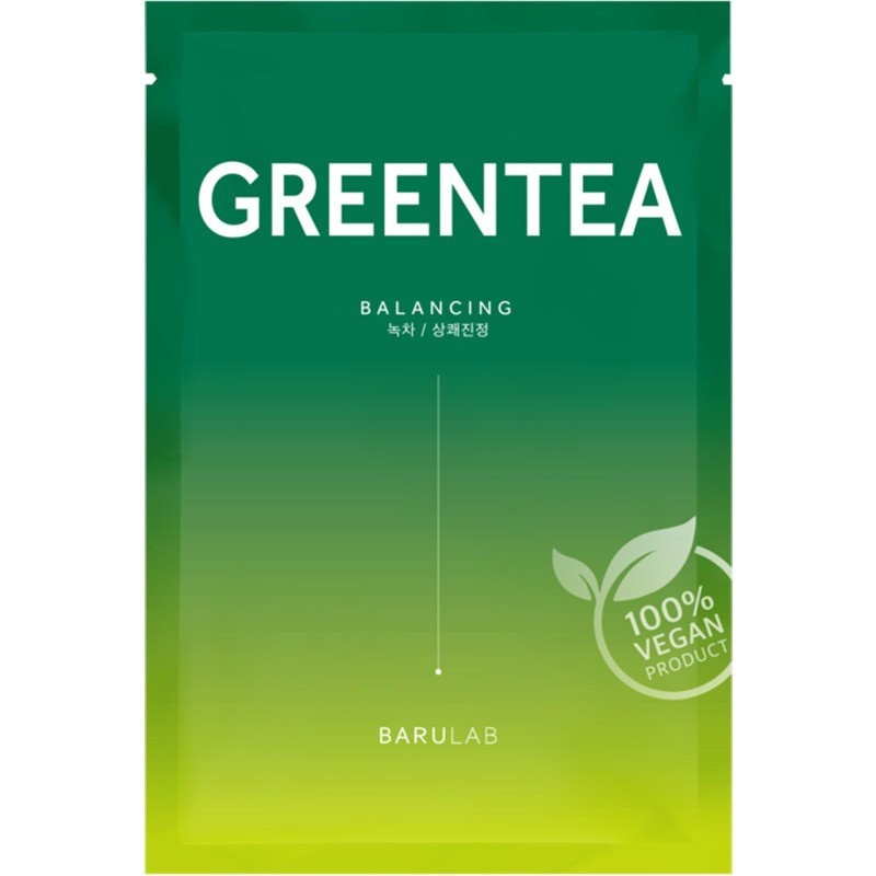 BARULAB 100%純素面膜 十款功能性面膜 單片 23g