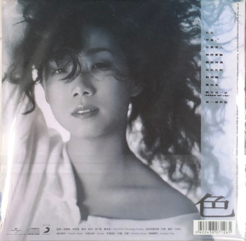 林憶蓮 Sandy Lam - 灰色 (升級復黑王) CD