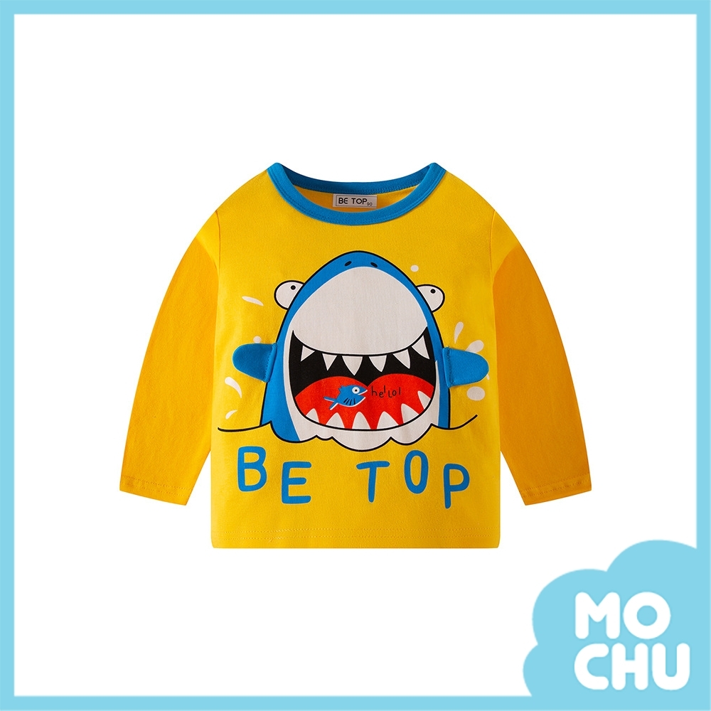開心鯊魚長袖上衣(兩色)