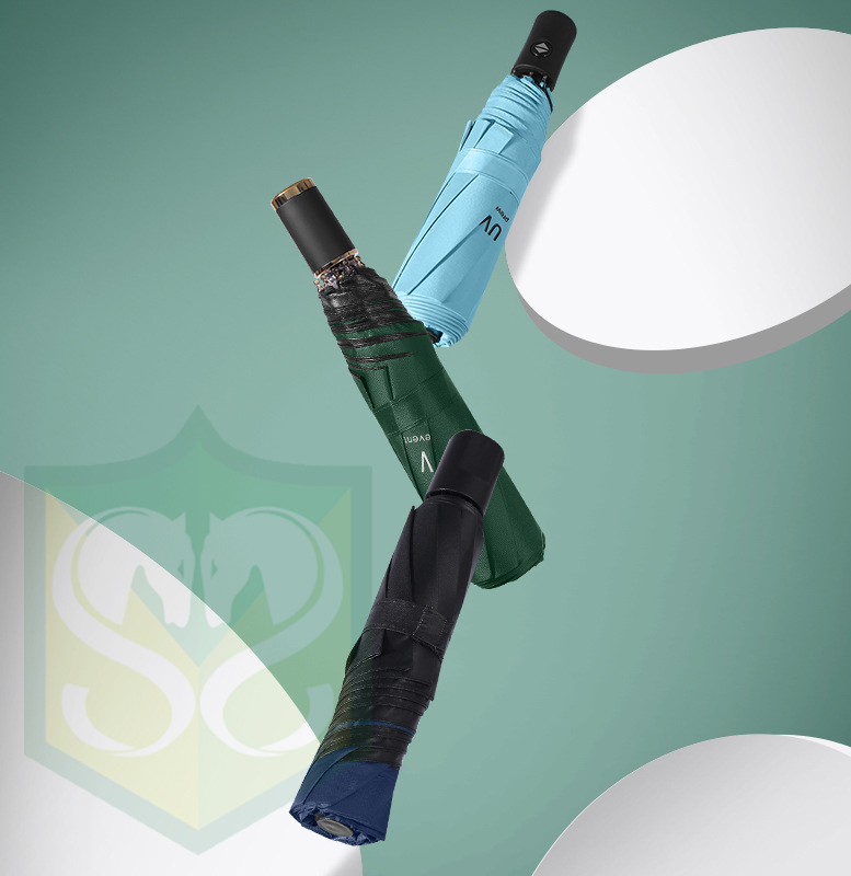 UV automatic umbrella sunny and rainy folding sunshade sun umbrella sunscreen and UV protection