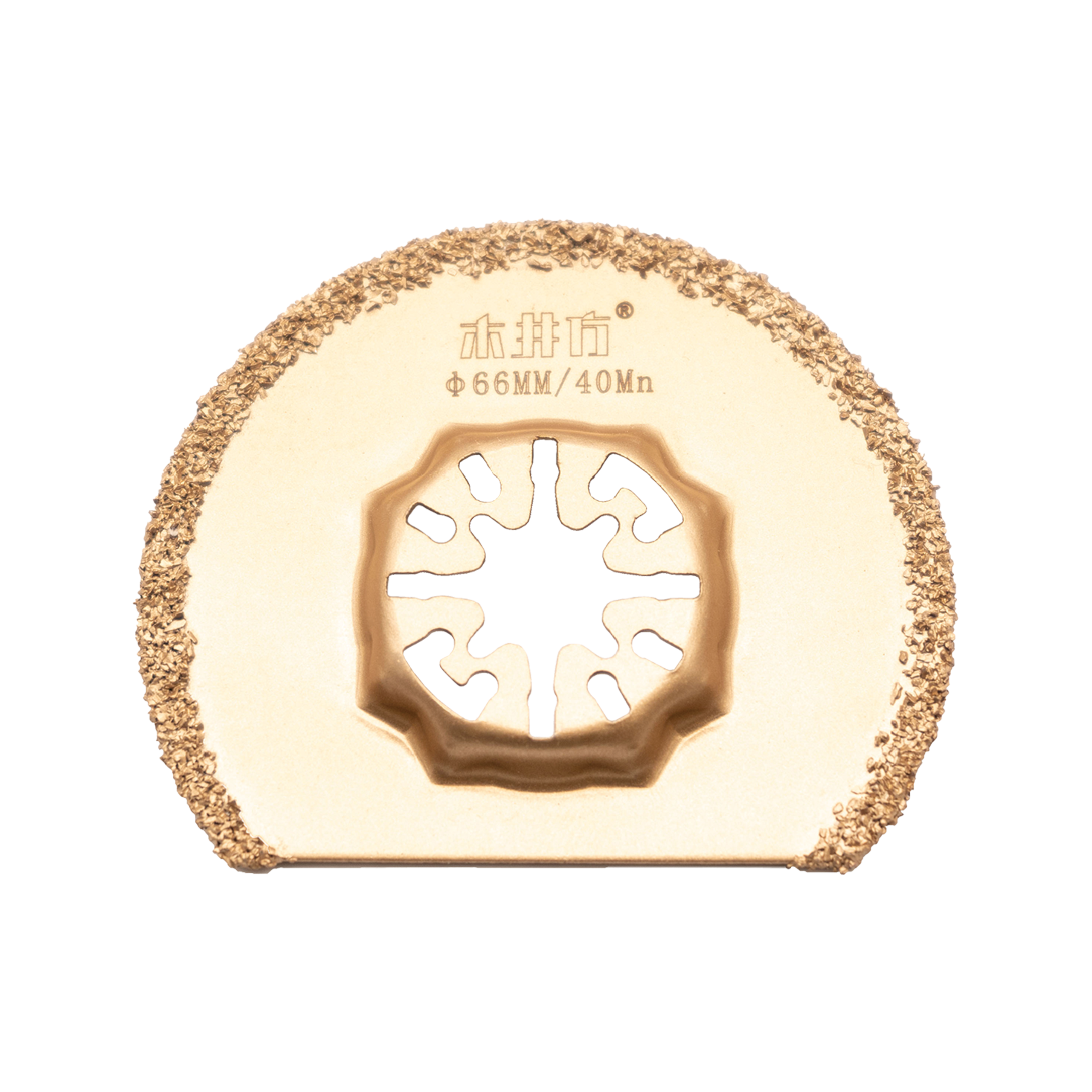 STARLOCK 66MM半圓電鍍金鋼石界石片(金色)