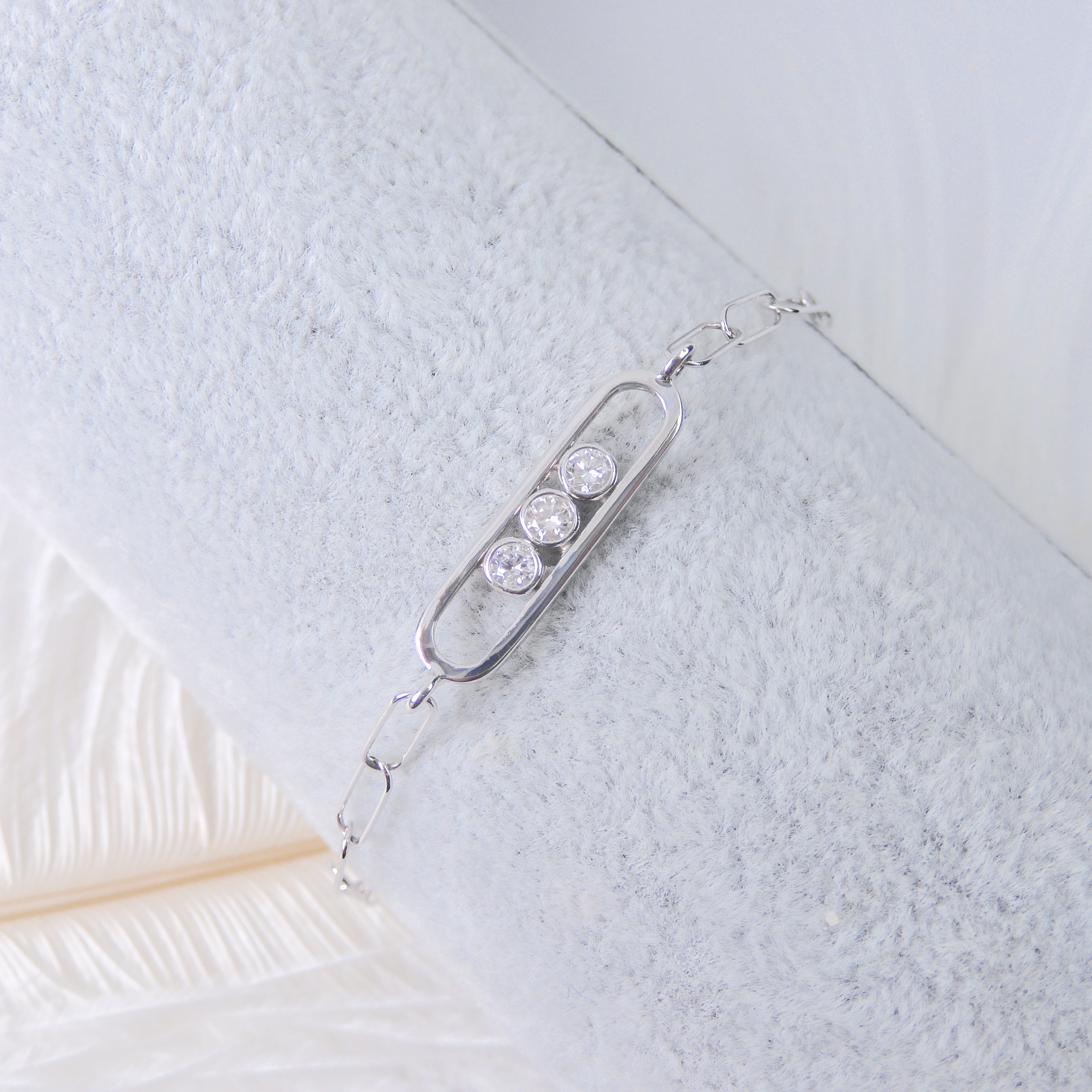 18K金 0.25ct 鑽石手鏈