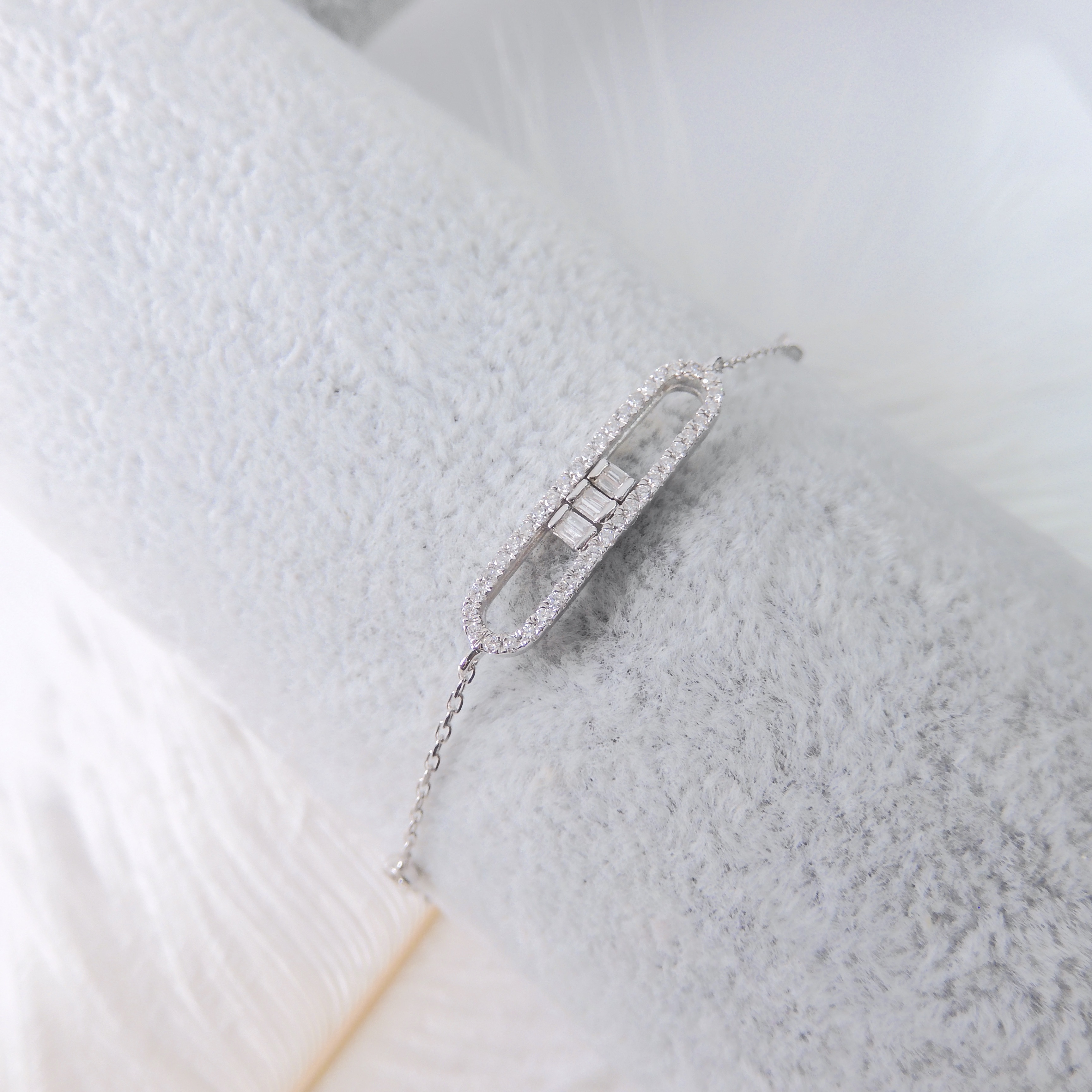 18K金 0.39ct 鑽石手鏈