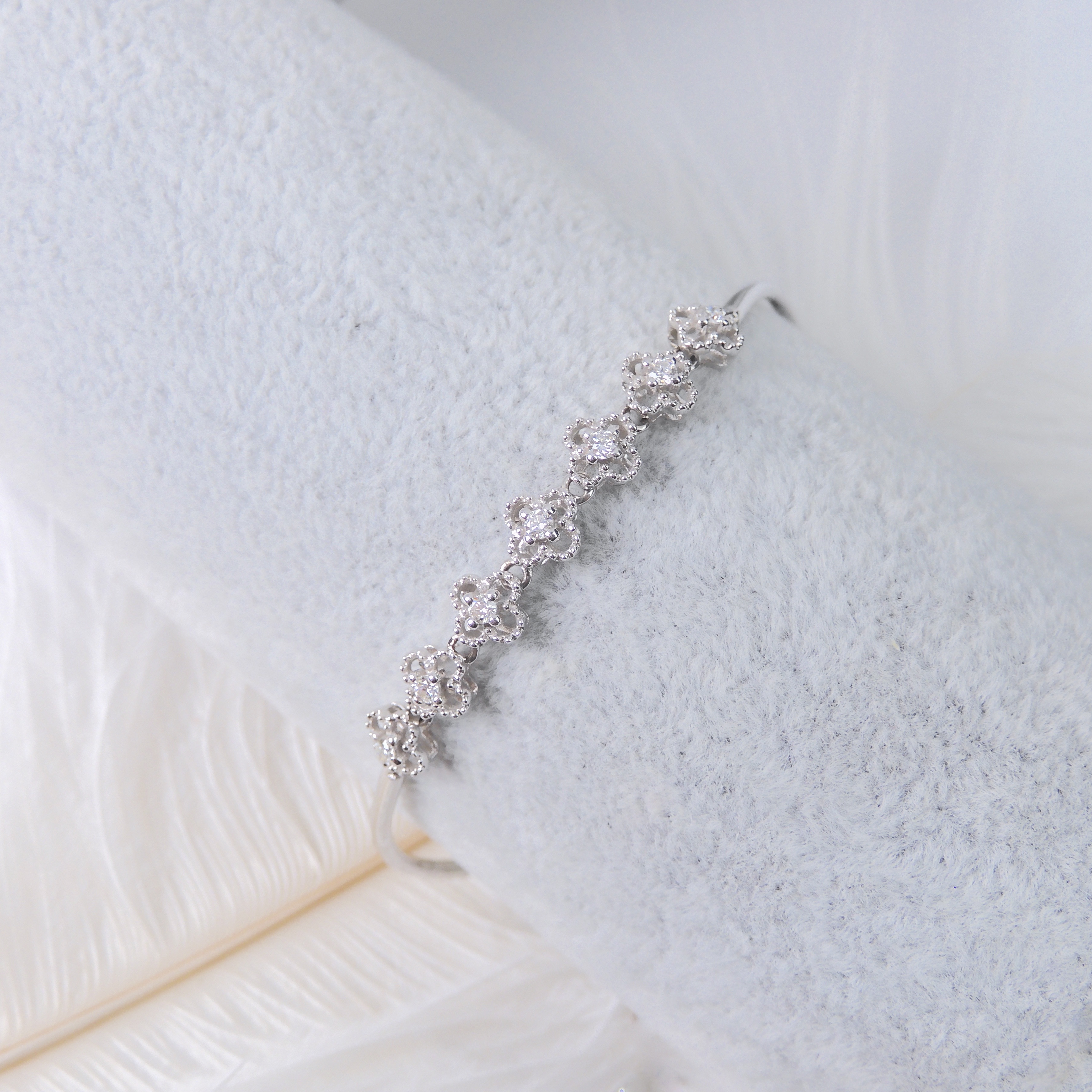 18K金 0.22ct 鑽石手鏈鈪