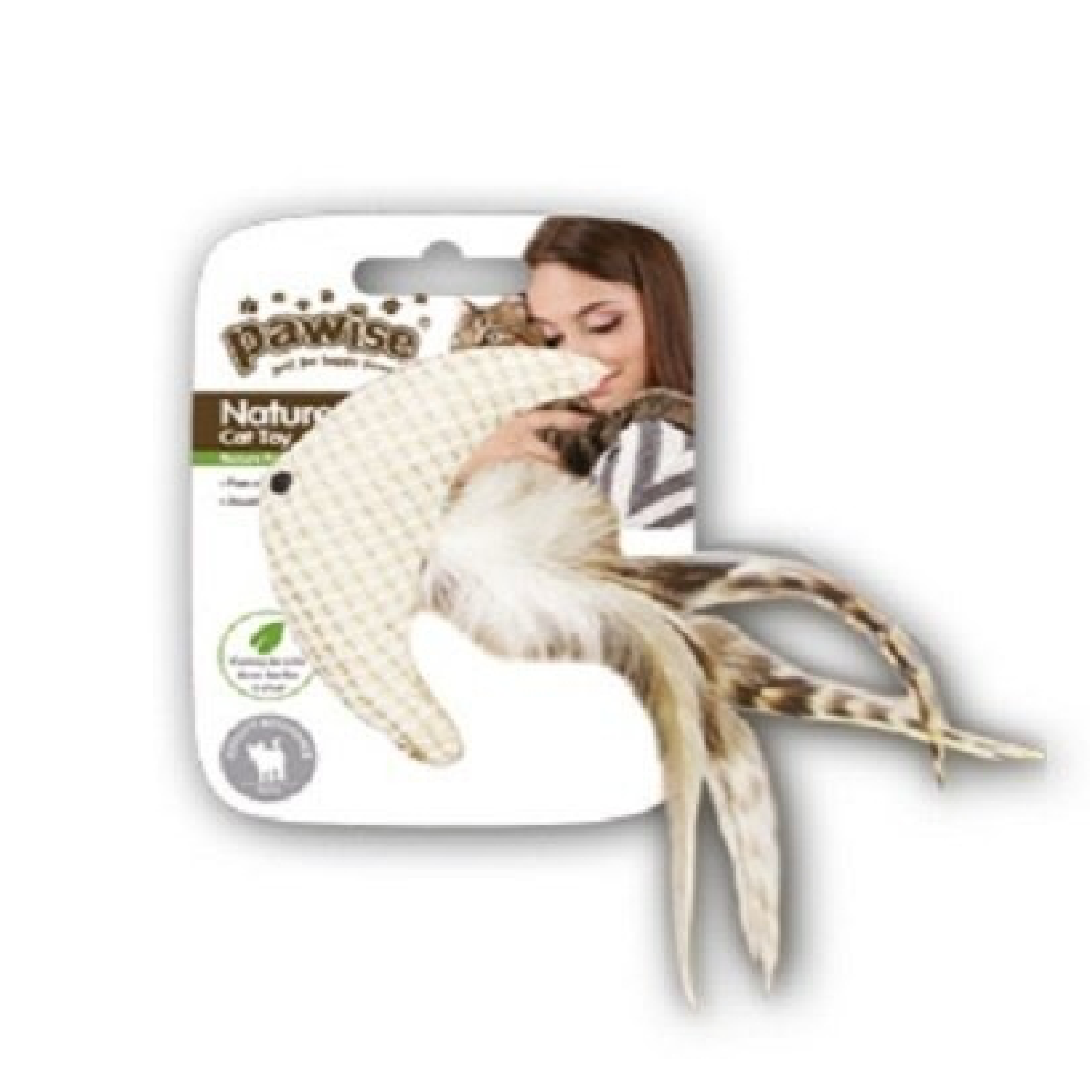 Pawise⎜大自然系列貓玩具 (雀仔/魚/波波/老鼠)（No.28145)