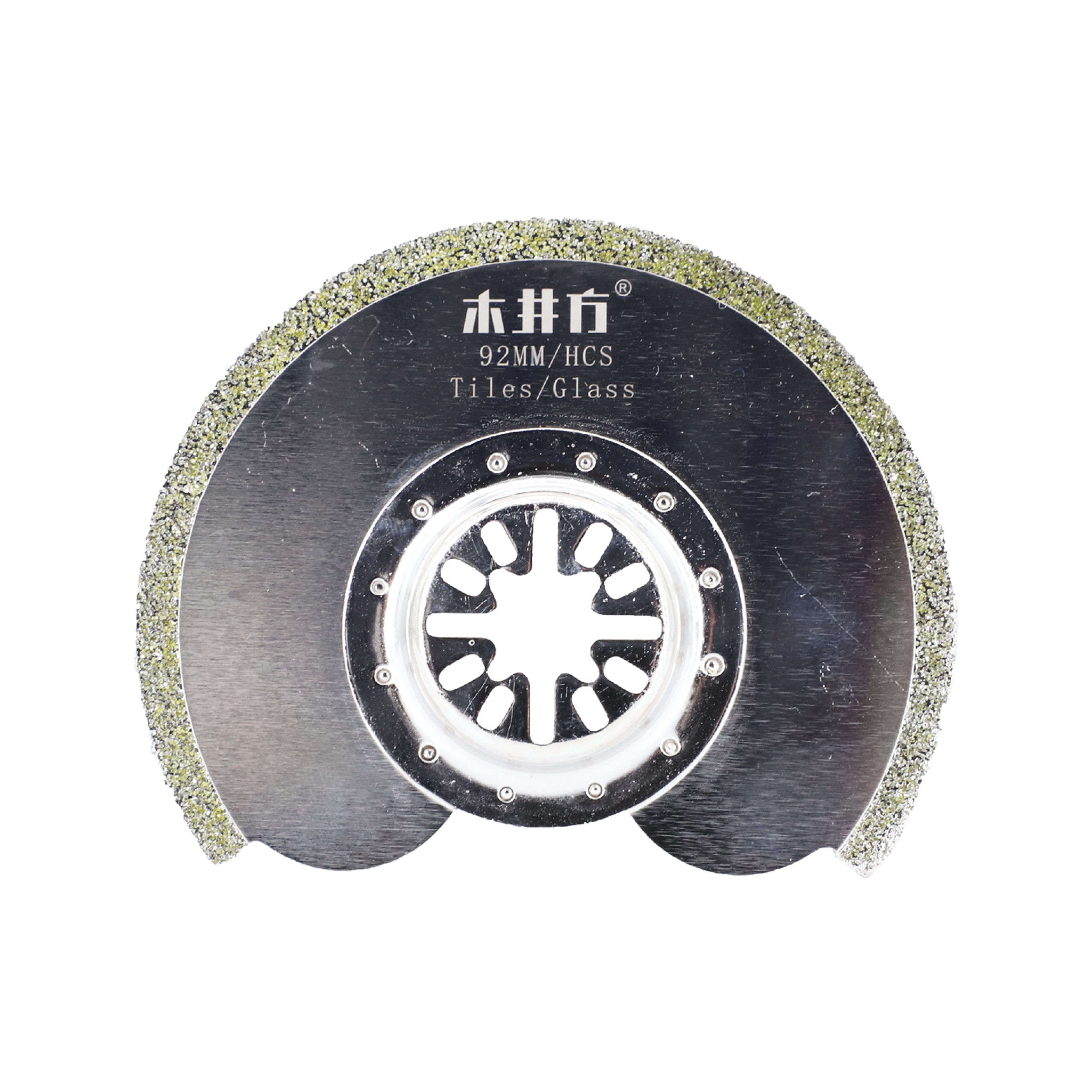 92MM 半圓電鍍界石片(銀色)