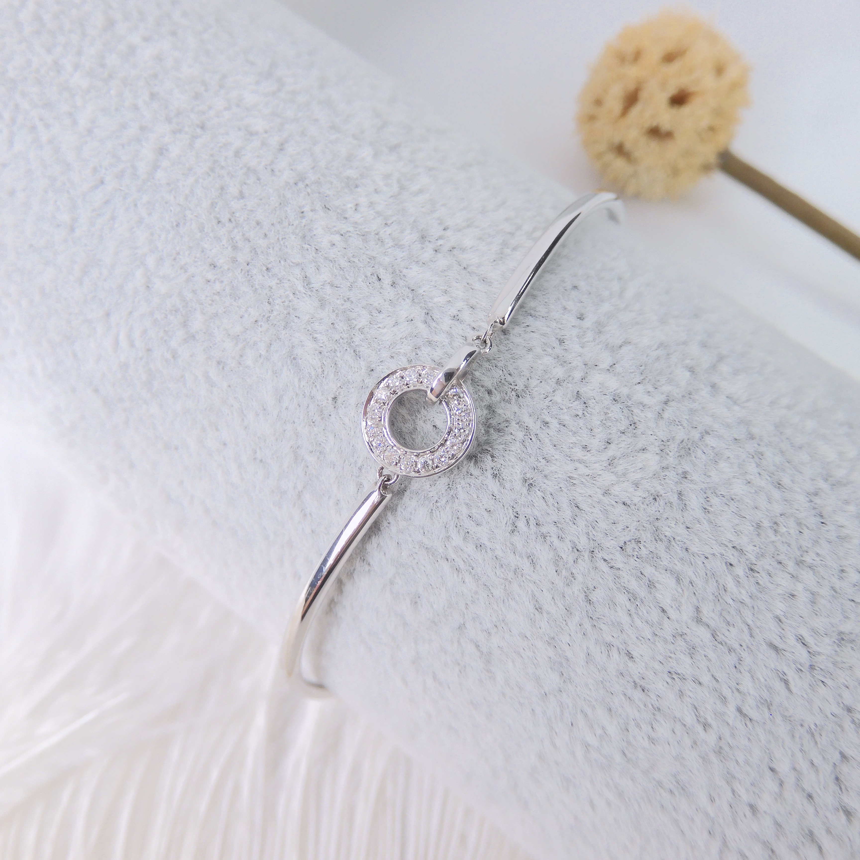 18K金 0.11ct 鑽石手鏈鈪