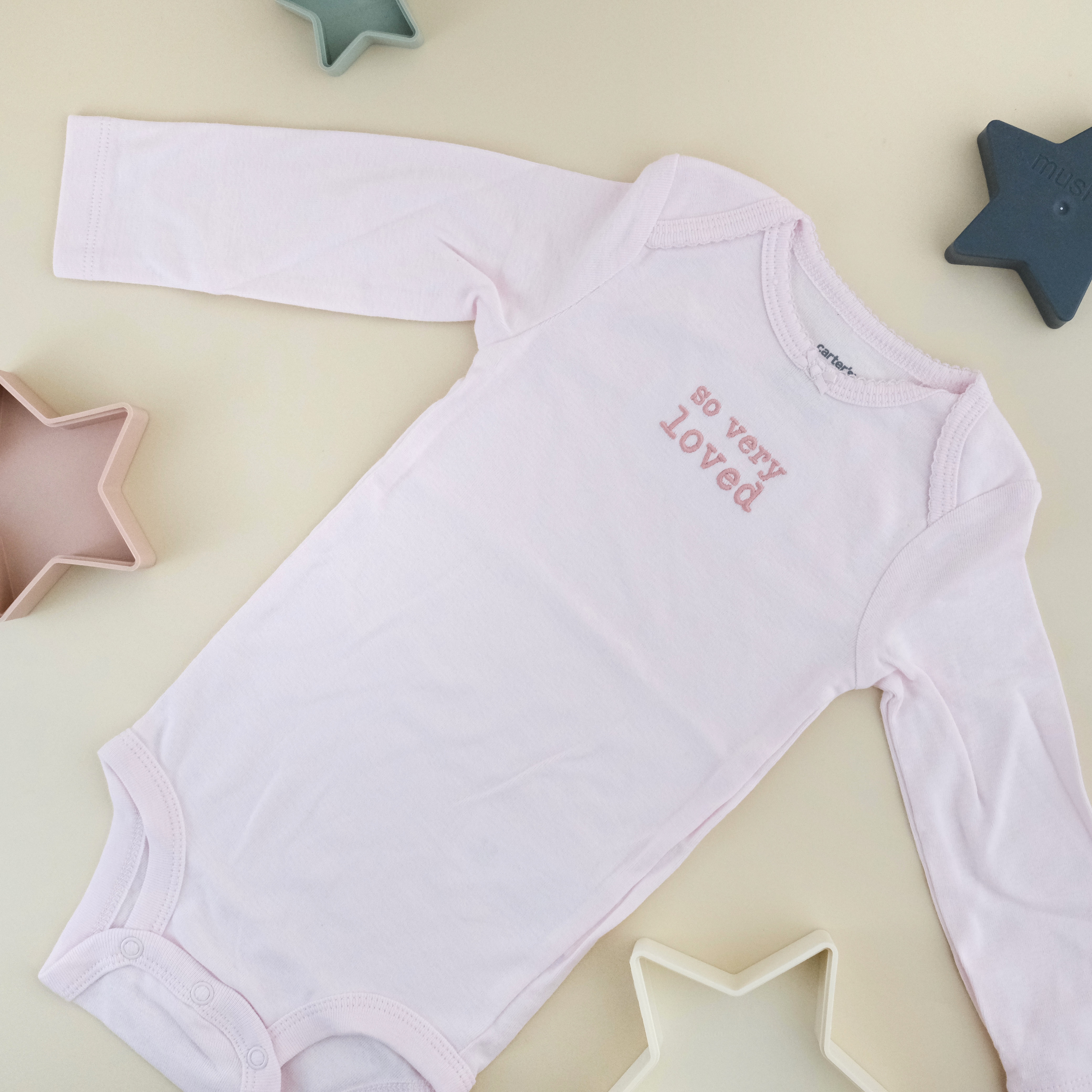 長袖包屁衫兩件裝（尺碼：12個月）