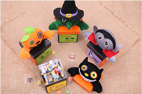 現貨區 萬聖節紙質糖果盒 H5338