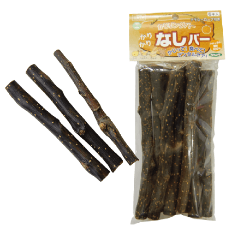 Kawai 天然日本梨味磨牙木枝 - 10枝/包